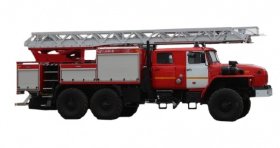 Автоцистерна пожарная с лестницей АЦЛ 3,0-40-30 (4320)
